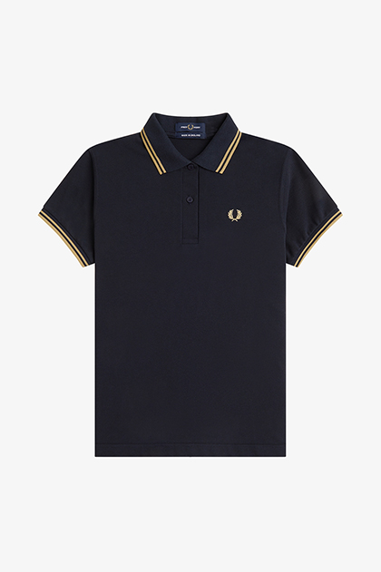 The Fred Perry Shirt - G12(8 157：BLACK／CHAMPAG): | FRED PERRY