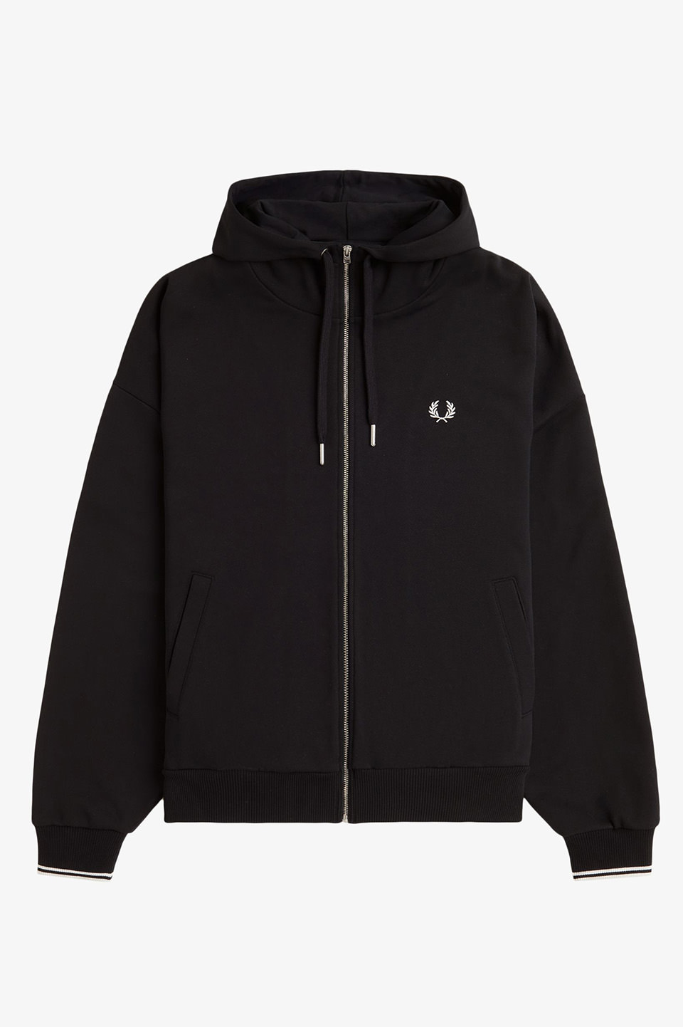 Tipped Hooded Sweatshirt