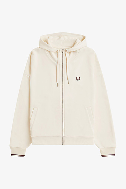 Tipped Hooded Sweatshirt