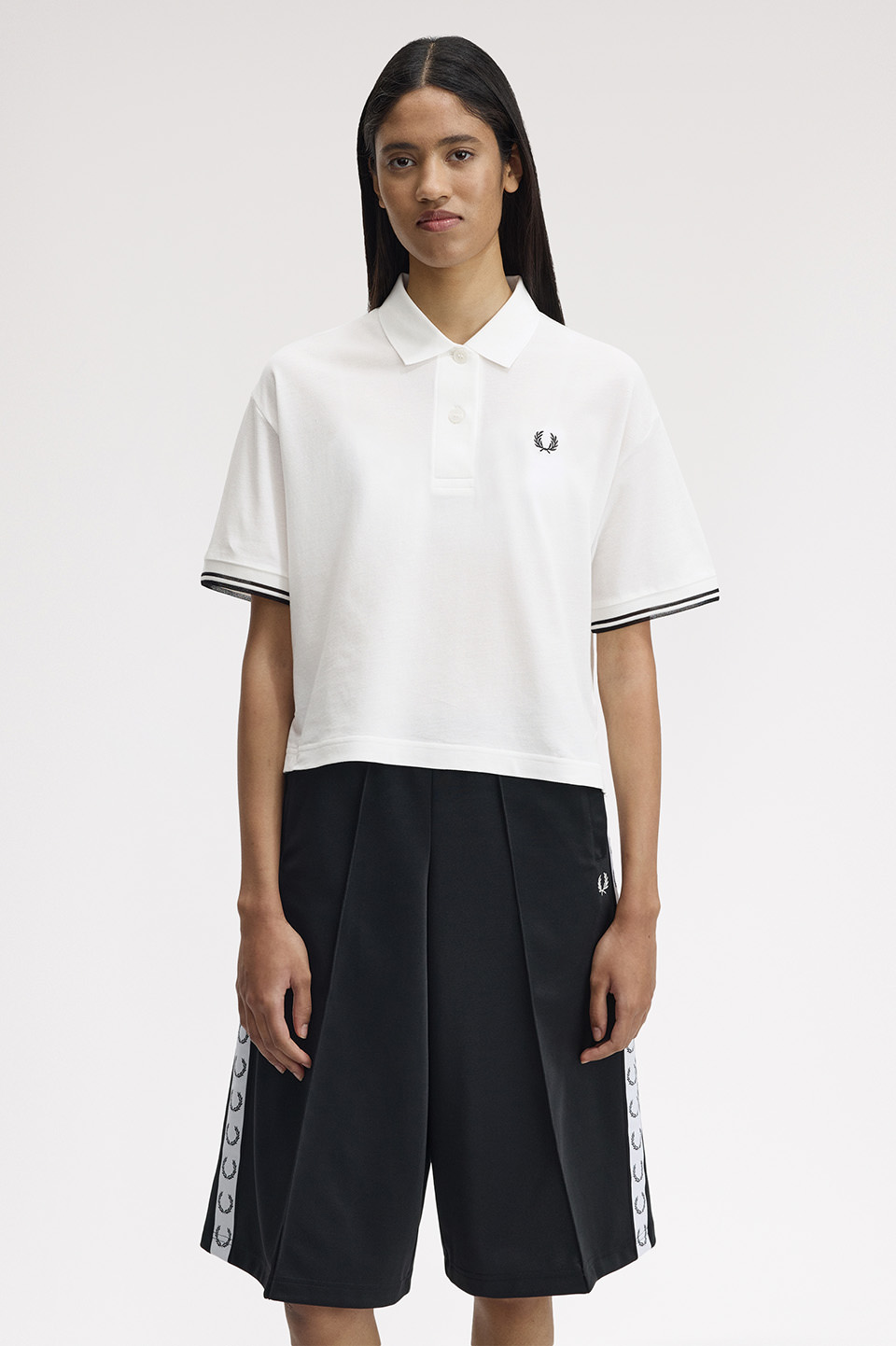Sheer Tipped Polo Shirt(10 129：SNOW WHITE): | FRED PERRY JAPAN