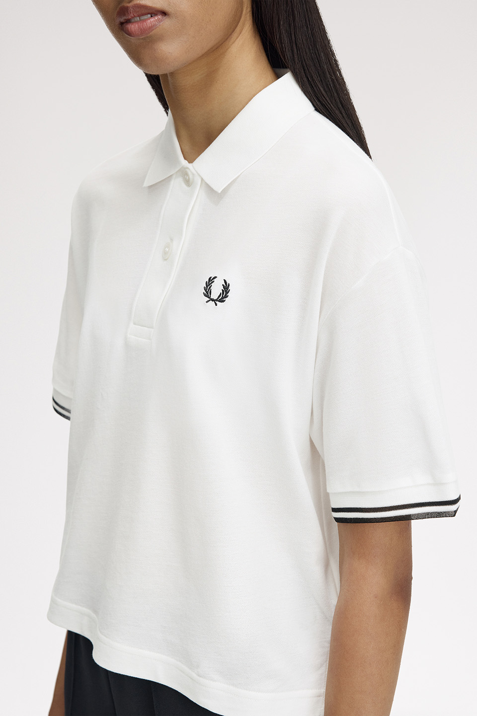 Sheer Tipped Polo Shirt(10 129：SNOW WHITE): | FRED PERRY JAPAN