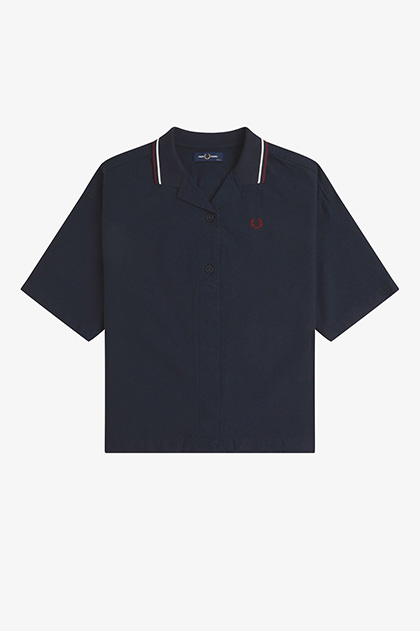 Tipped Placket Detail Shirt