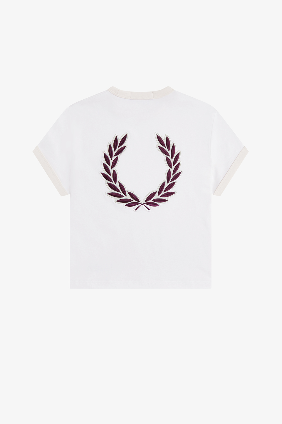 Laurel Wreath Badge T-Shirt(10 129：SNOW WHITE): | FRED PERRY