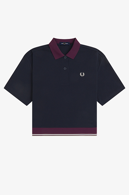 Contrast Hem Polo Shirt