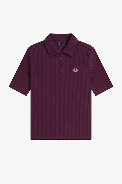 Wide Rib Polo Shirt
