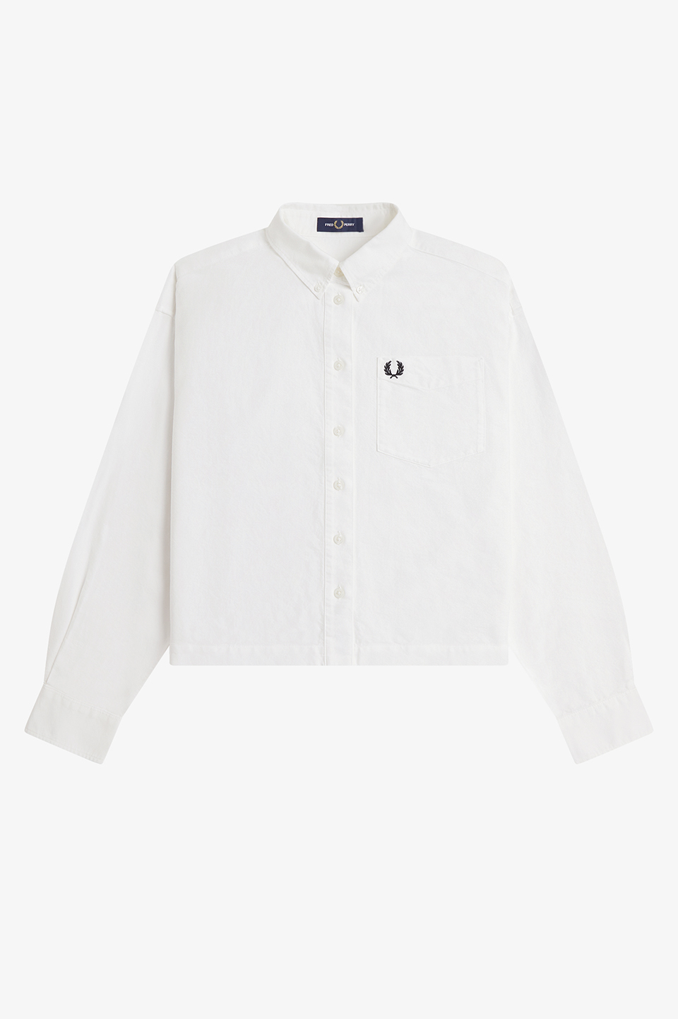 Embroidered Placket Shirt(10 129：SNOW WHITE): | FRED PERRY JAPAN