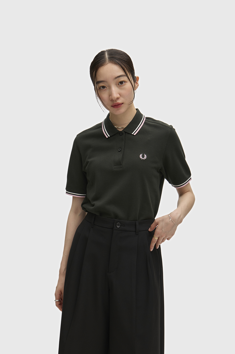 The Fred Perry Shirt - G3600 04D:NTGRN/SNWW/IC 8