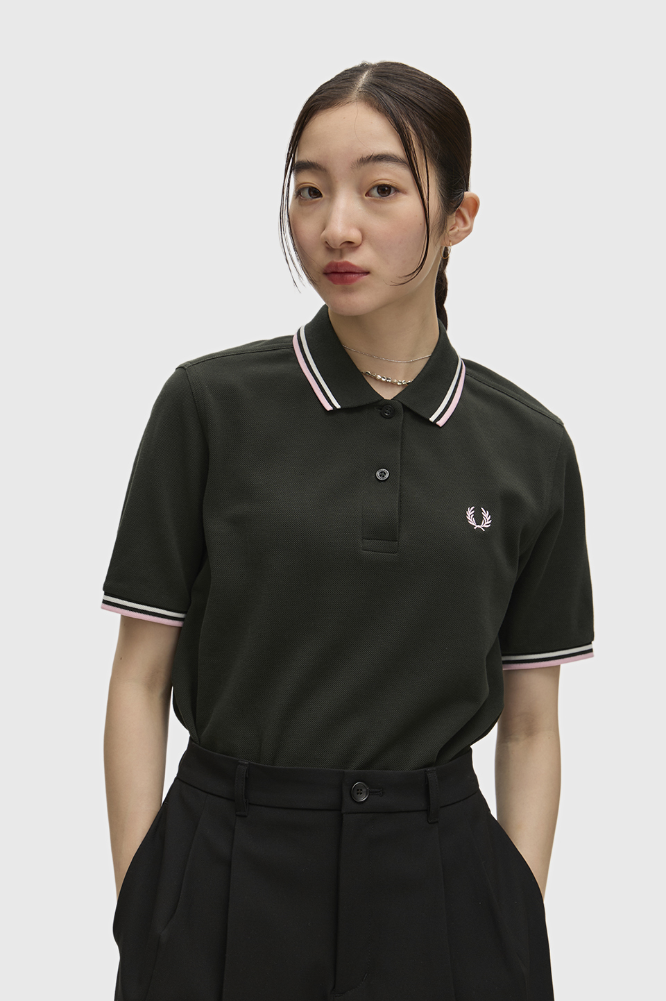 The Fred Perry Shirt - G3600 04D:NTGRN/SNWW/IC 8