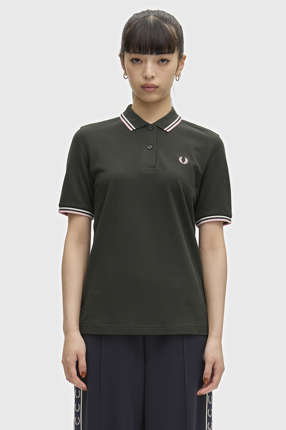 The Fred Perry Shirt - G3600 04D:NTGRN/SNWW/IC 8