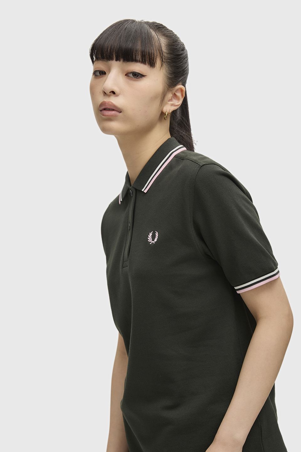 The Fred Perry Shirt - G3600 04D:NTGRN/SNWW/IC 8