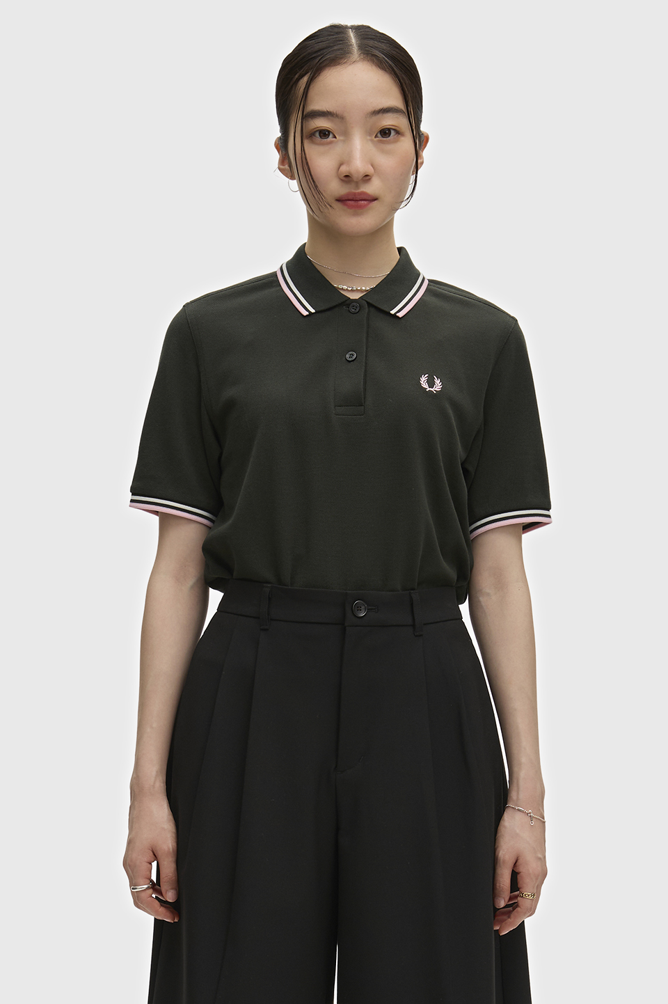 The Fred Perry Shirt - G3600 04D:NTGRN/SNWW/IC 8