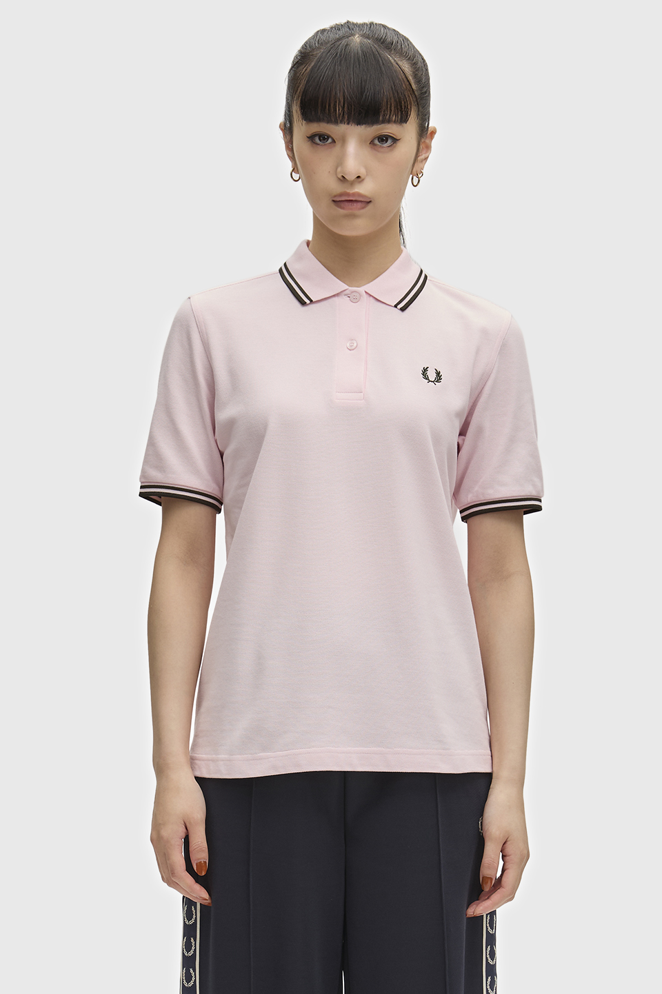 The Fred Perry Shirt - G3600 06D:ICDPNK/NGR/NG 8