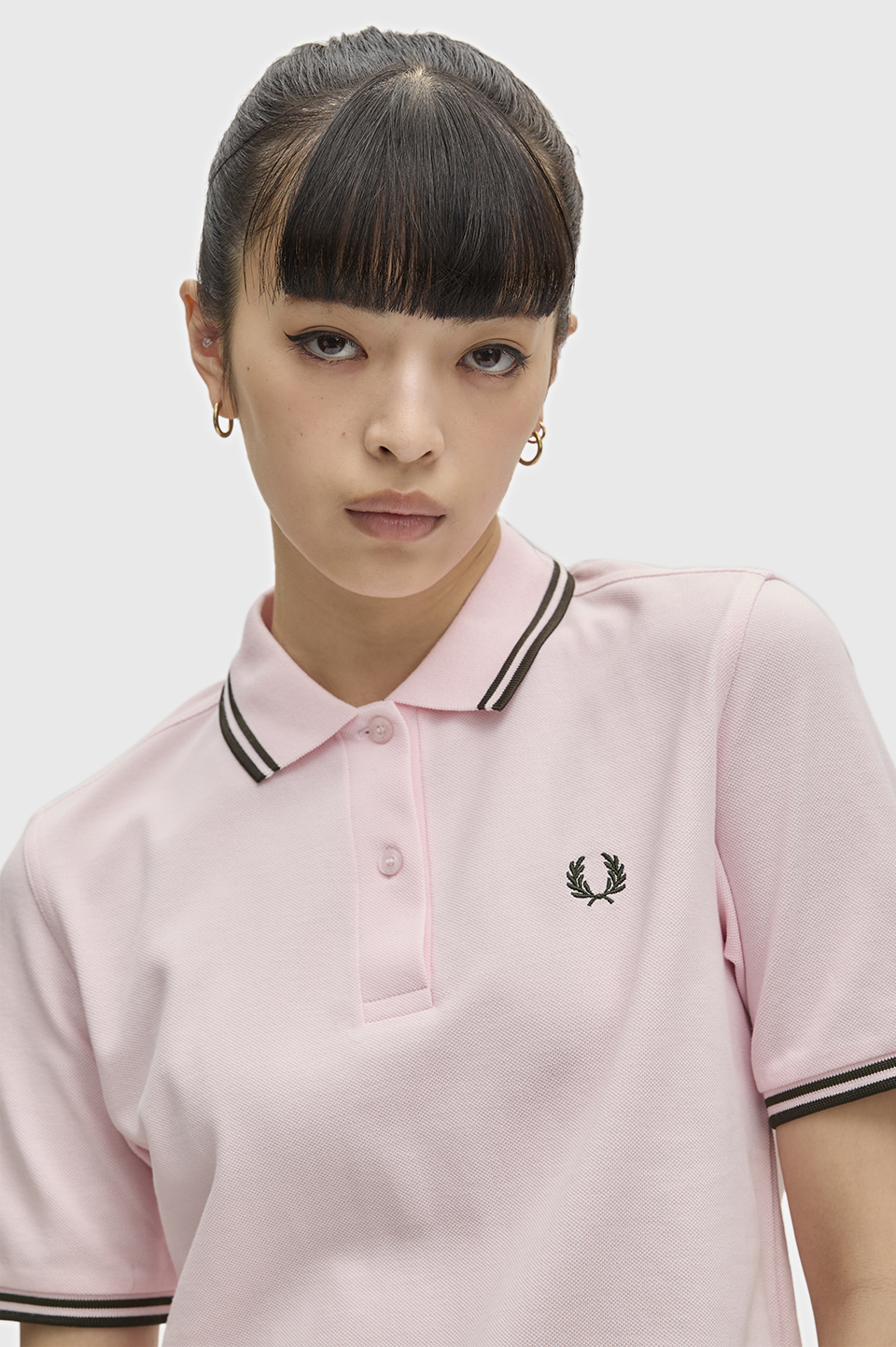 The Fred Perry Shirt - G3600 06D:ICDPNK/NGR/NG 8