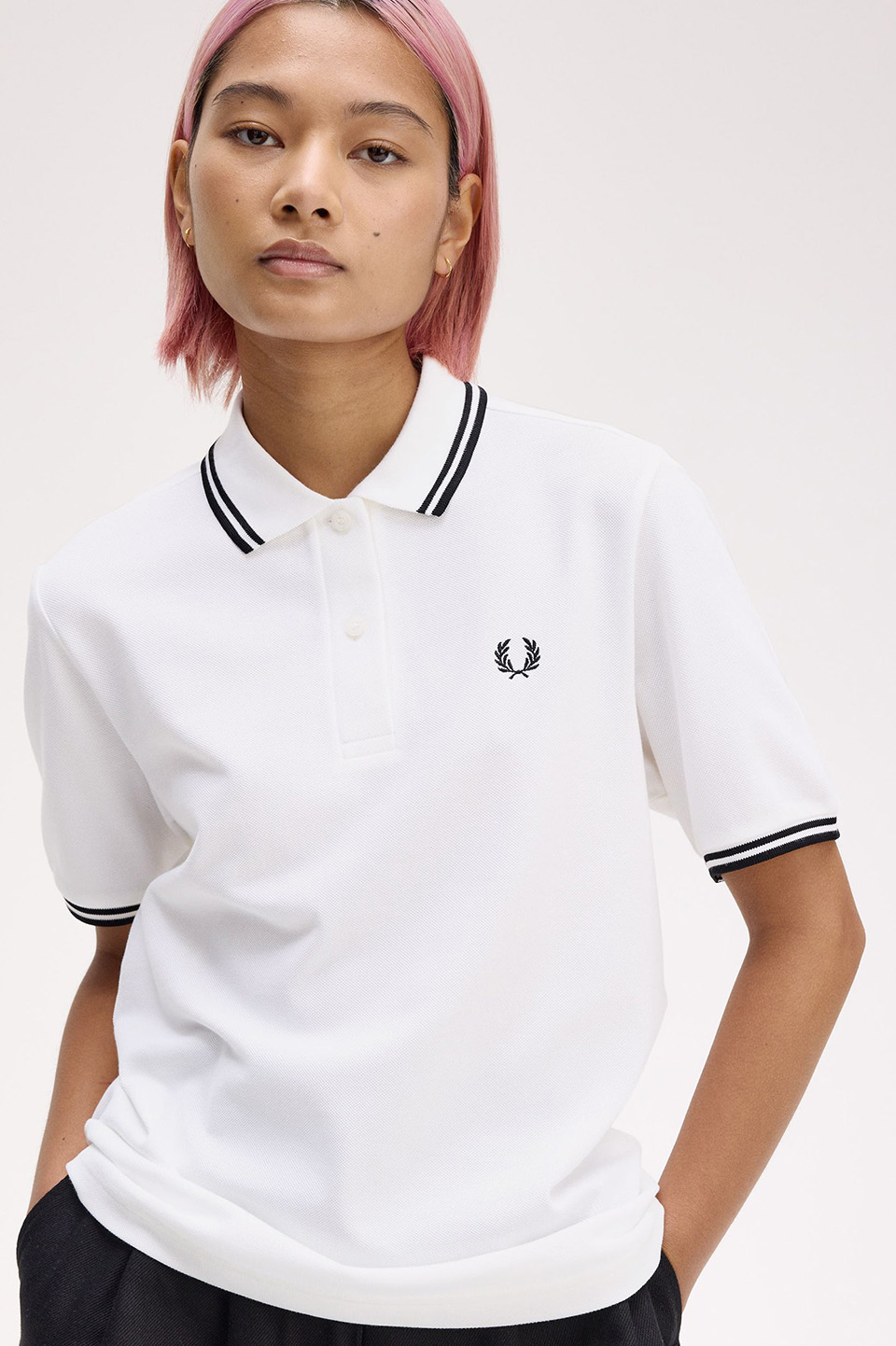 The Fred Perry Shirt - G3600(8 200：WHITE): | FRED PERRY JAPAN