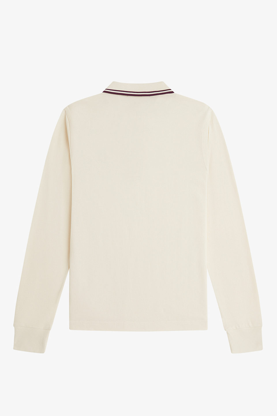 The Fred Perry Shirt - G3636 03D:ECRU / PLUM / PLUM 8