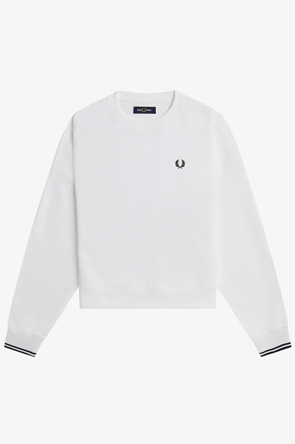 Tipped Sweatshirt(10 100：WHITE): | FRED PERRY JAPAN | フレッド