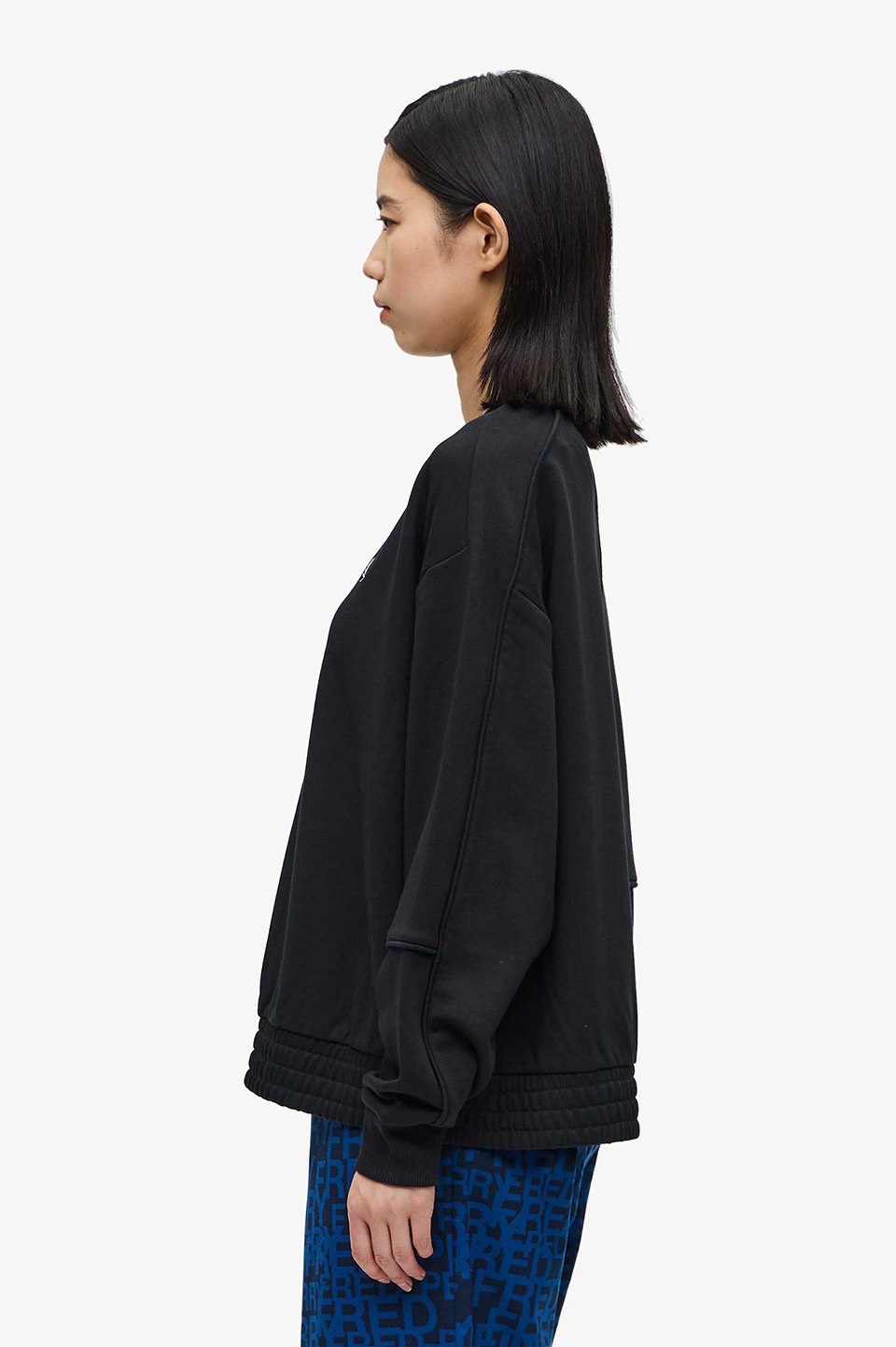 Fred perry piped best sale sweatshirt