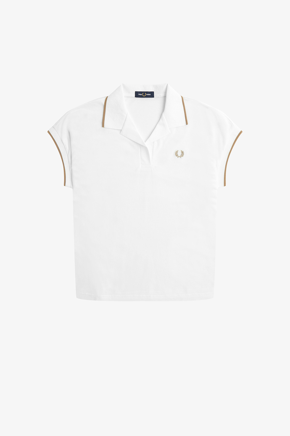 Open-Collar Polo Shirt(10 129：SNOW WHITE): | FRED PERRY JAPAN 