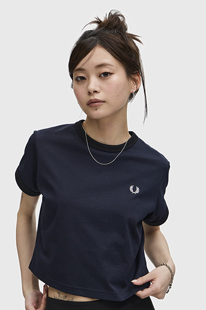 Cropped Ringer T-Shirt