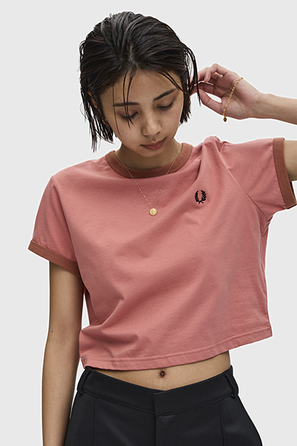 Cropped Ringer T-Shirt