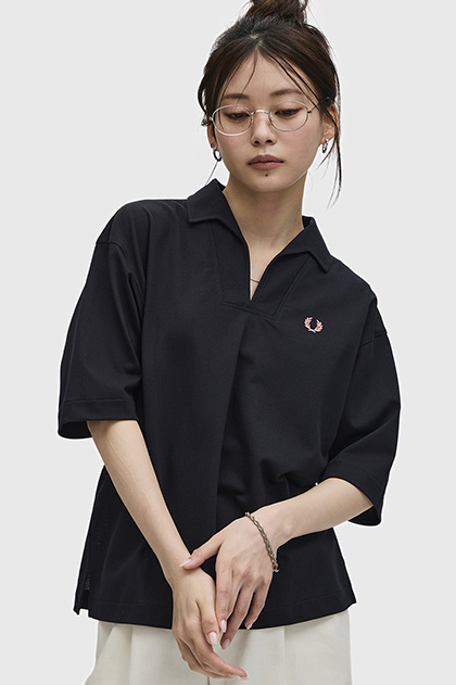 Open Collar Mesh Shirt