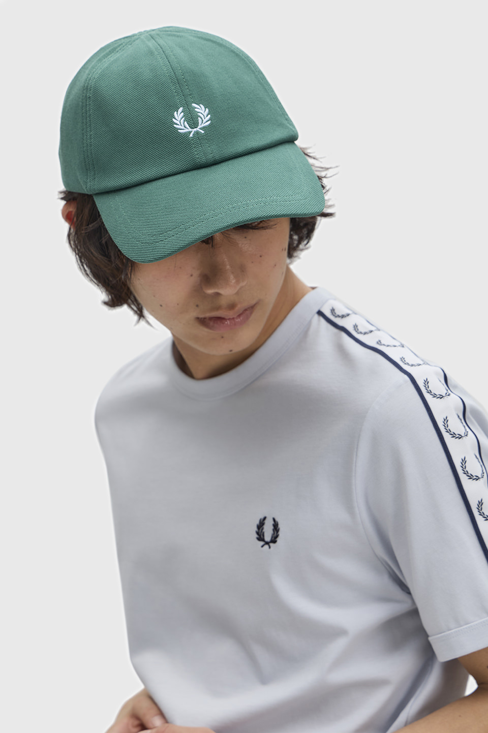 Pique Classic Cap 09C:SPORT GREEN / LIGHT ICE 1SZ