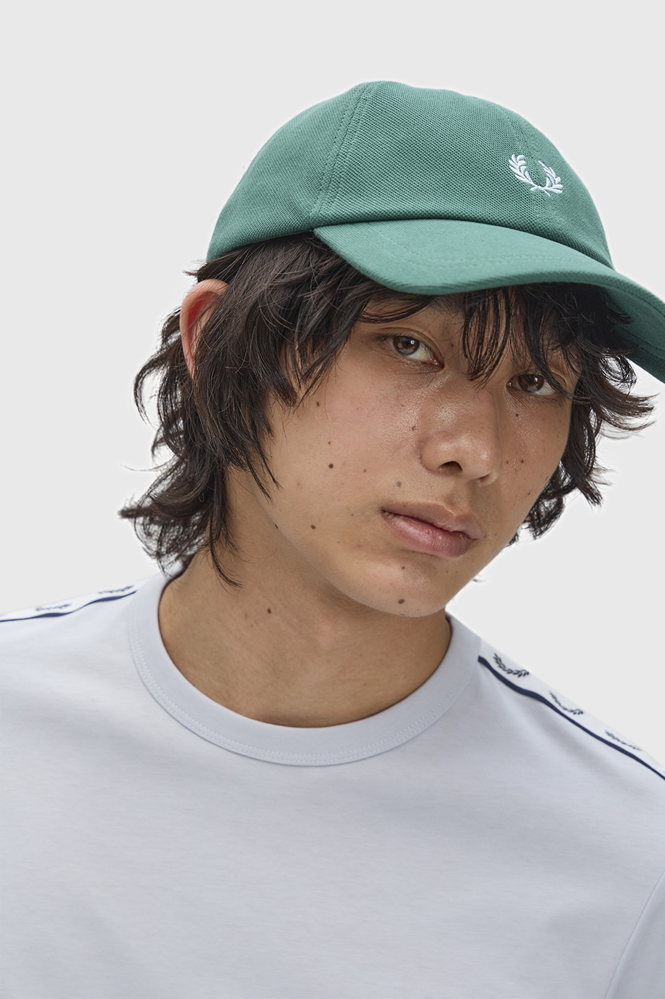 Pique Classic Cap 09C:SPORT GREEN / LIGHT ICE 1SZ