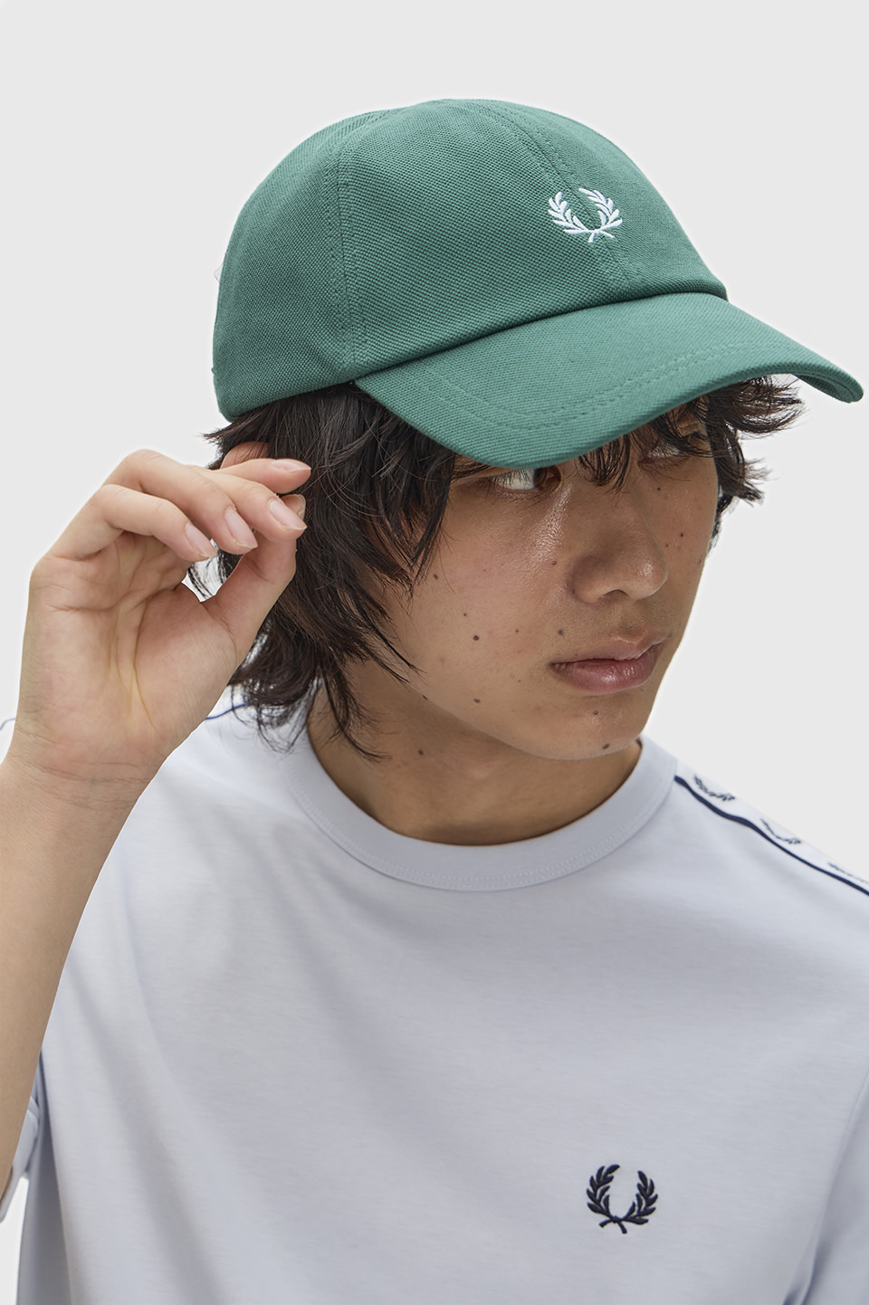 Pique Classic Cap 09C:SPORT GREEN / LIGHT ICE 1SZ