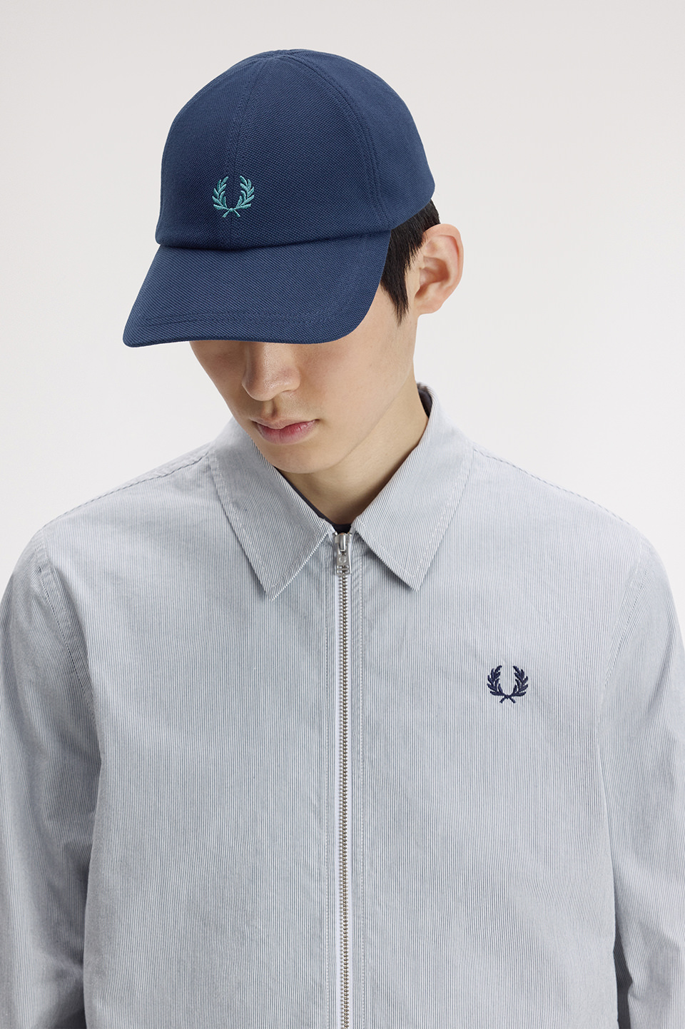 Pique Classic Cap 58B:TENNIS BLUE / DEEP MINT 1SZ