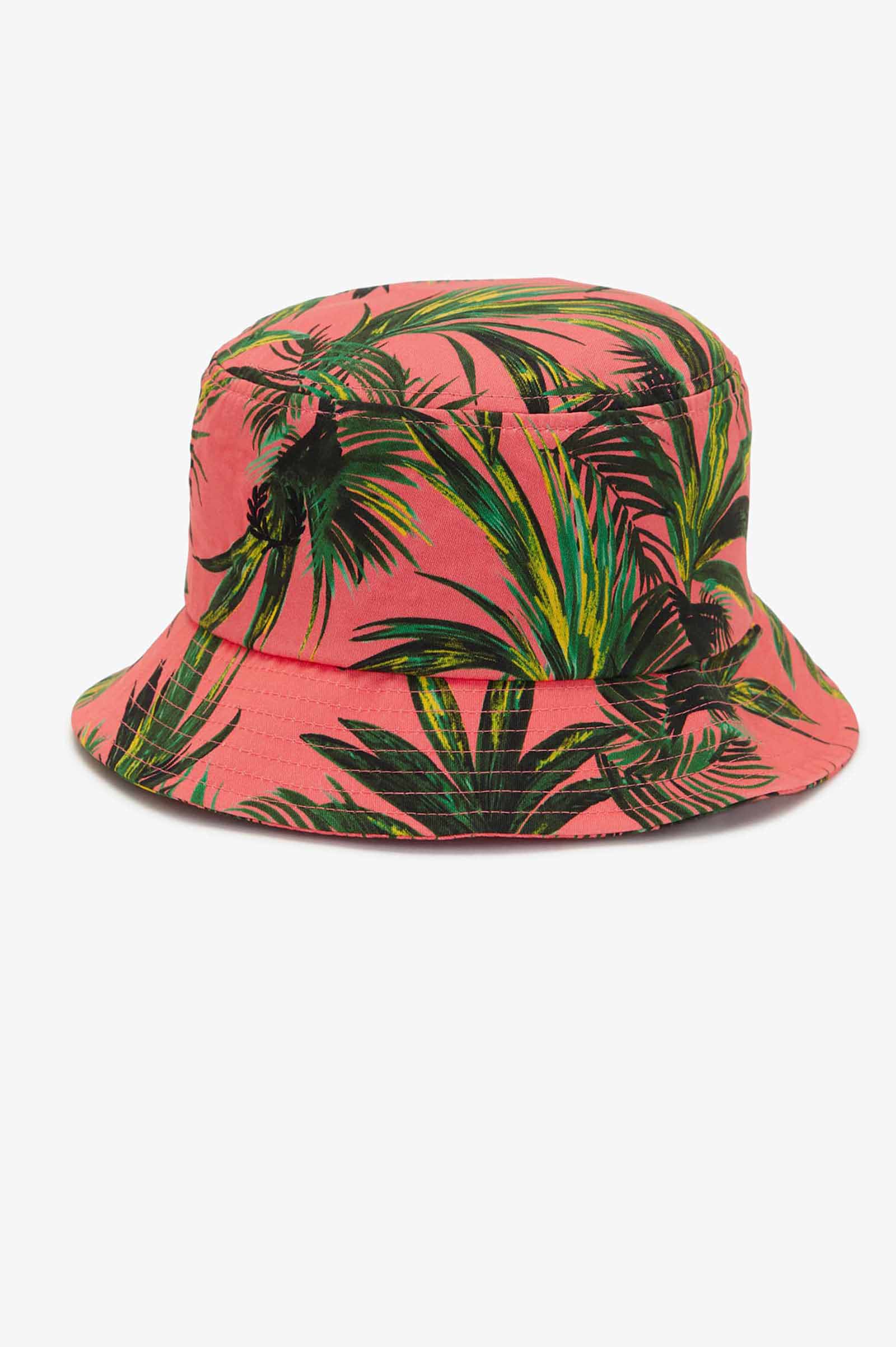 Amy Winehouse Palm Print Bucket Hat(M Q23：CORAL HEAT): | FRED