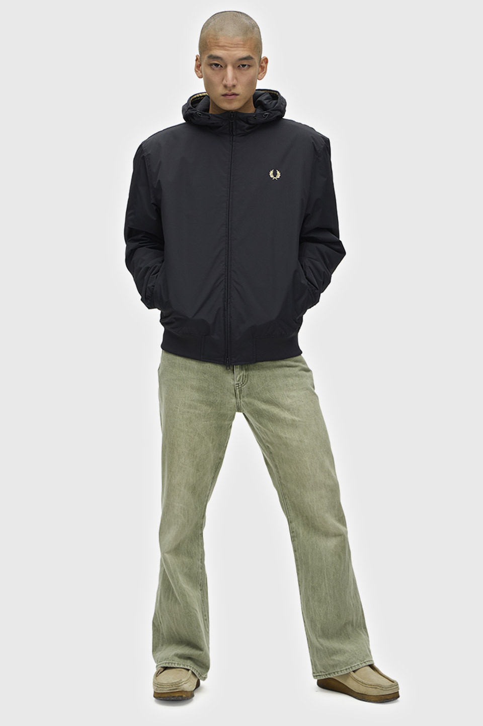 フレッドペリー　Hooded Shell Jacket M FRED PERRY（フレッドペリー） ジャケット メンズ フーデッド シェル