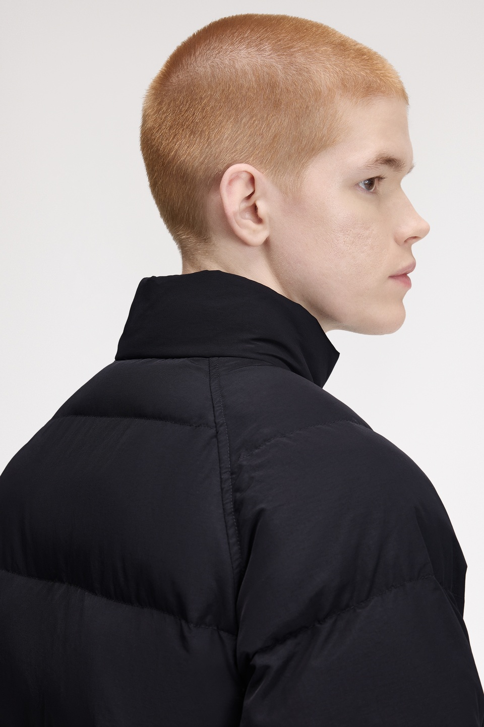 Raglan Sleeve Padded Jacket(L 184：BLACK): | FRED PERRY JAPAN