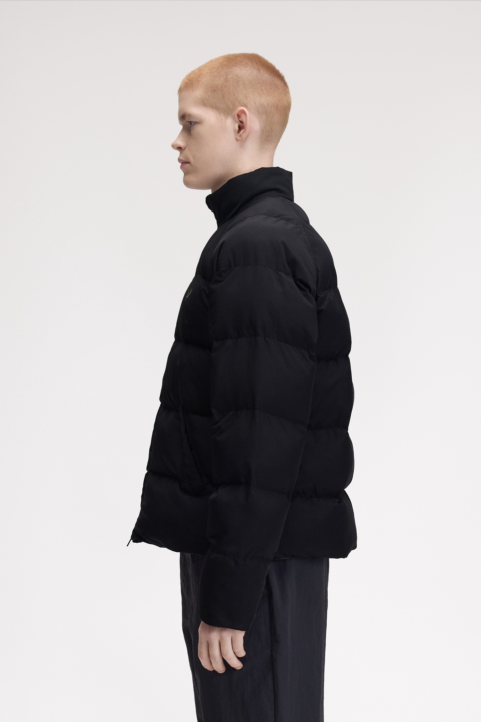 Raglan Sleeve Padded Jacket(L 184：BLACK): | FRED PERRY JAPAN