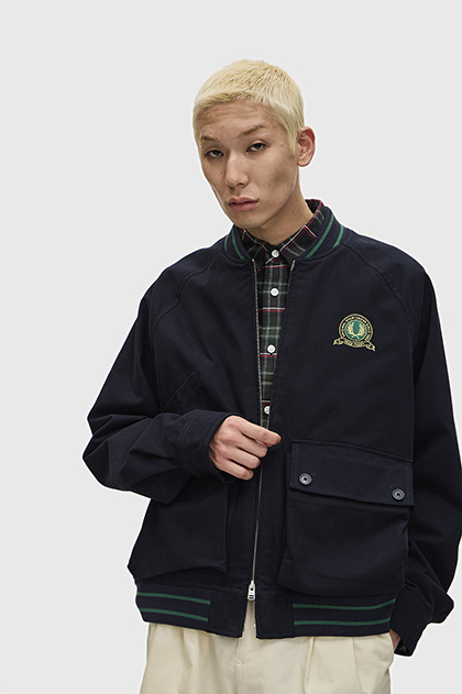 Tennis Badge Bomber Jacket