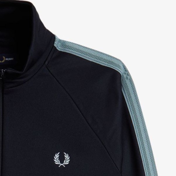 Mesh Taped Track Jacket(M 129：SNOW WHITE): | FRED PERRY JAPAN