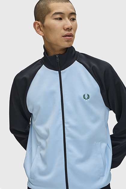 Contrast Sleeve Track Jacket
