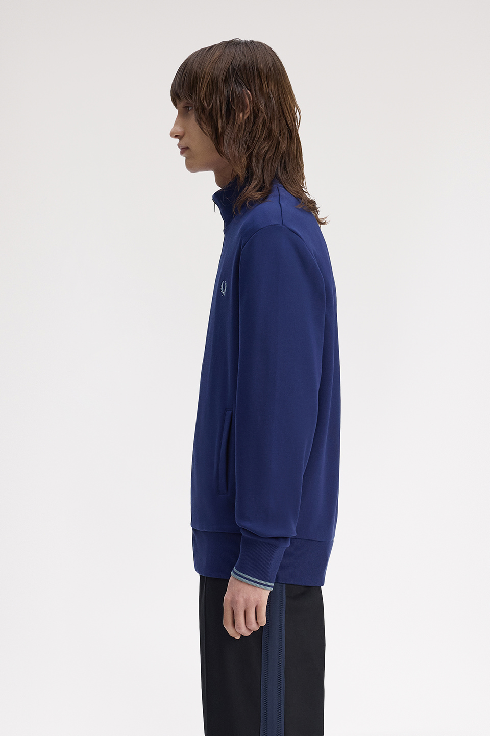 Zip Through Sweatshirt(S 143：FRENCH NAVY): | FRED PERRY JAPAN