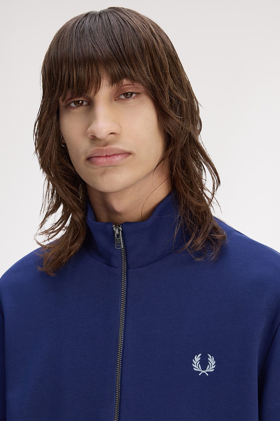 Zip Through Sweatshirt(S 143：FRENCH NAVY): | FRED PERRY JAPAN