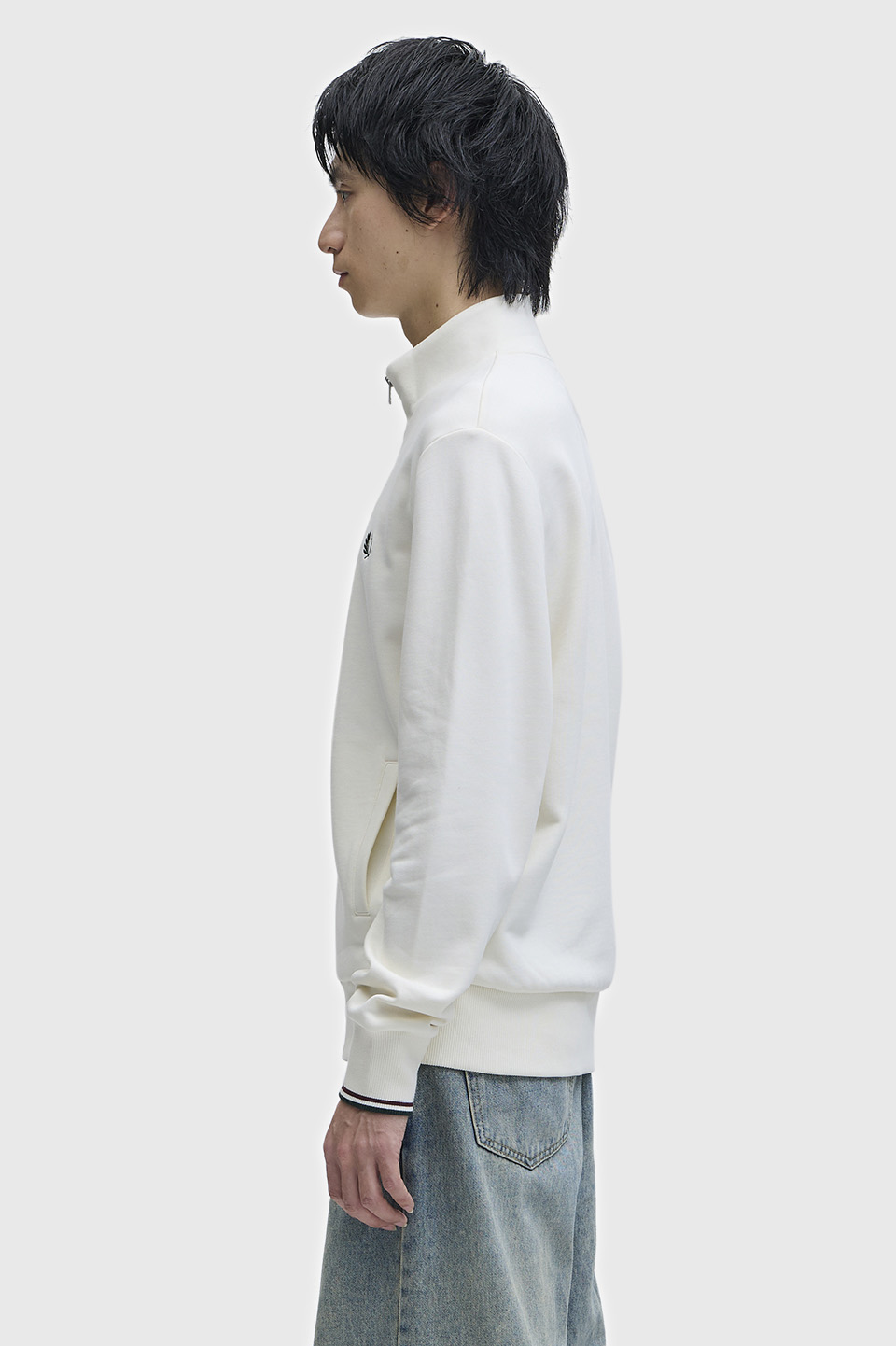 Zip Through Sweatshirt(XL 560：ECRU): | FRED PERRY JAPAN