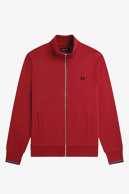 FRED PERRY トラックジャケット　赤 FRED PERRY - フレッドペリー美品 トラックジャケット ジャージ