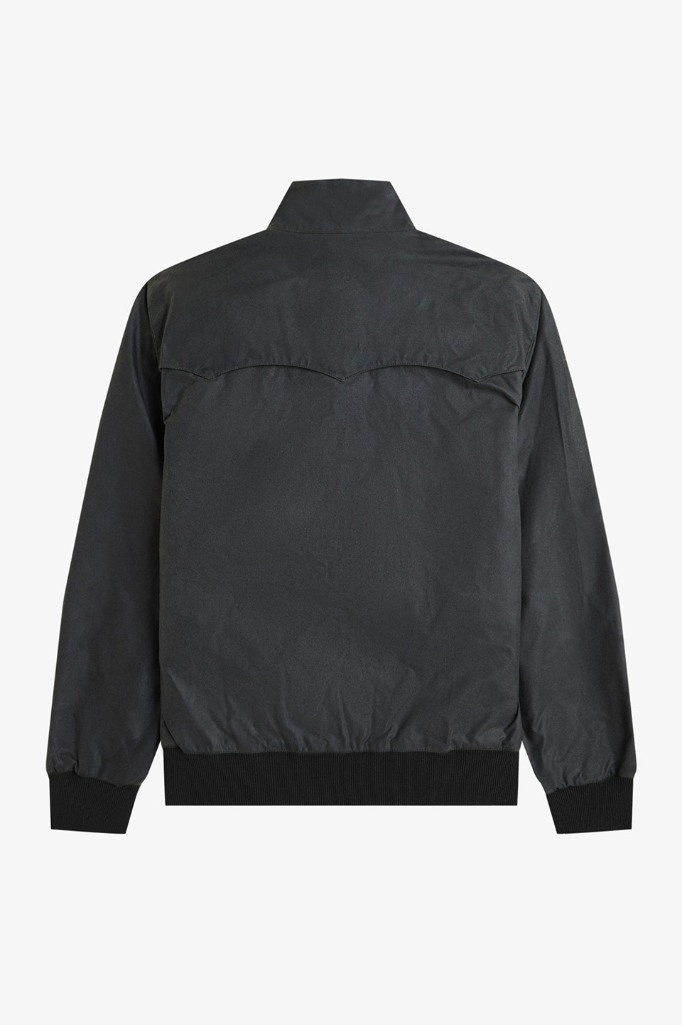 Made In England Wax Harrington Jacket(S 198：BLACK): | FRED PERRY
