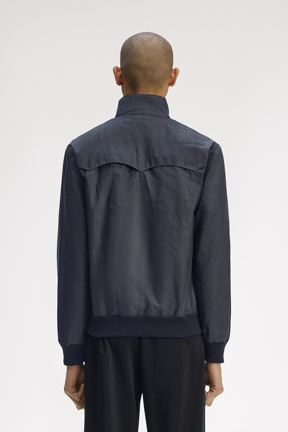 Black Watch Tartan Waxed Harrington Jacket(M 37A：BLACK WATCH