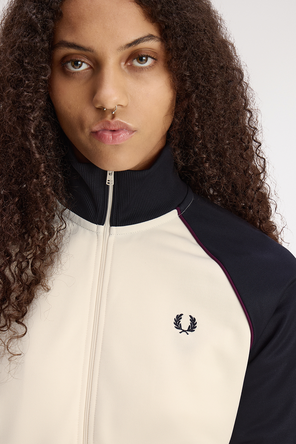Colour Block Track Jacket(10 170：ECRU): | FRED PERRY JAPAN