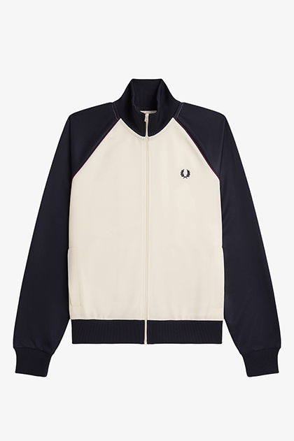 FRED PERRY フレッドペリー　ブルゾン Made in Portugal Colour Block Track Jacket(10 560：ECRU): | FRED PERRY JAPAN