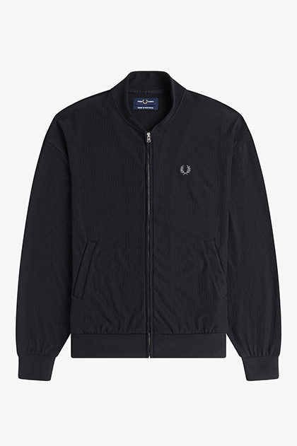 Rib Tricot Bomber Jacket