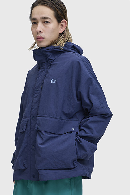Cropped Ripstop Parka