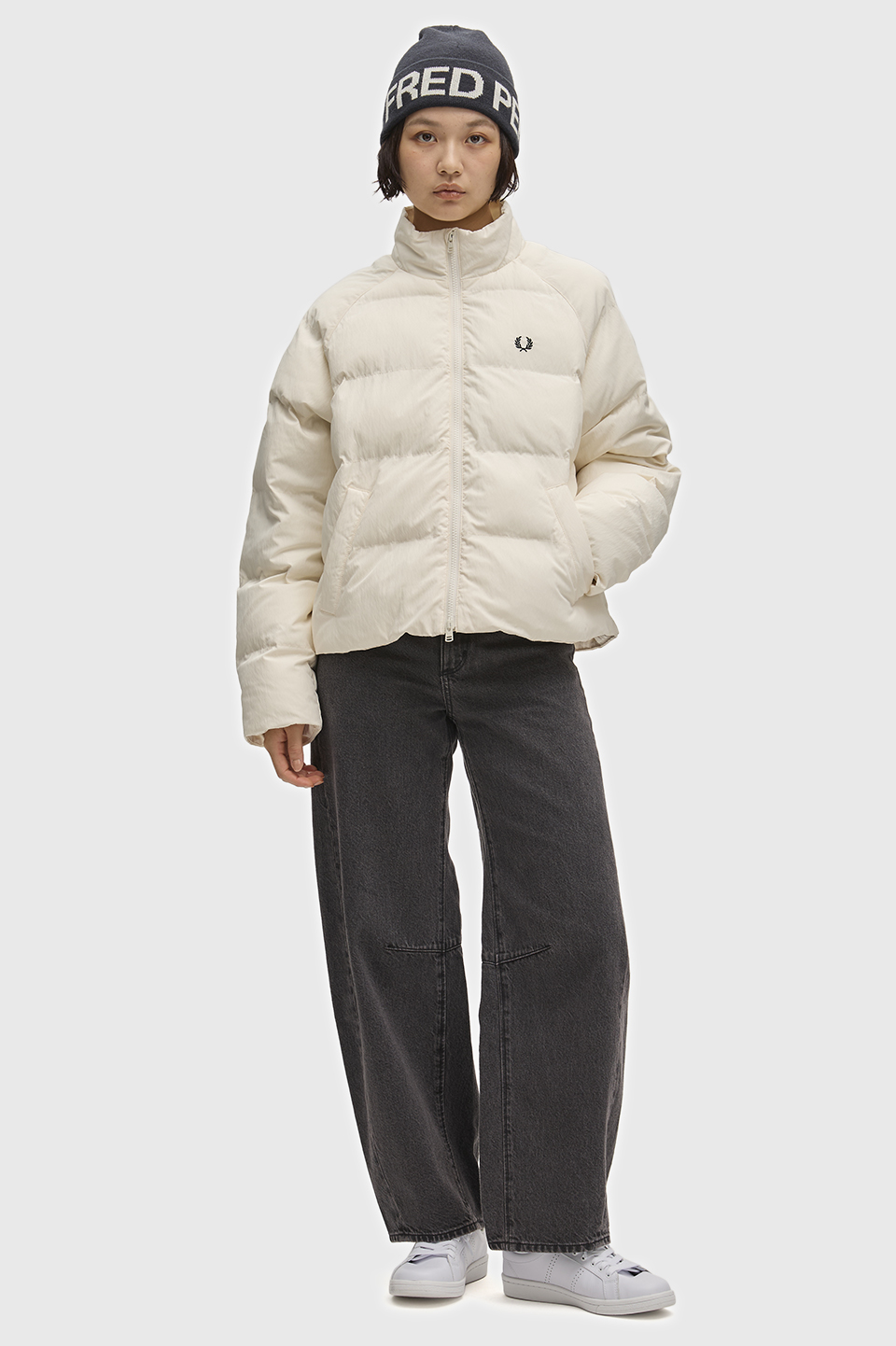 Raglan Sleeve Padded Jacket(8 560：ECRU): | FRED PERRY JAPAN