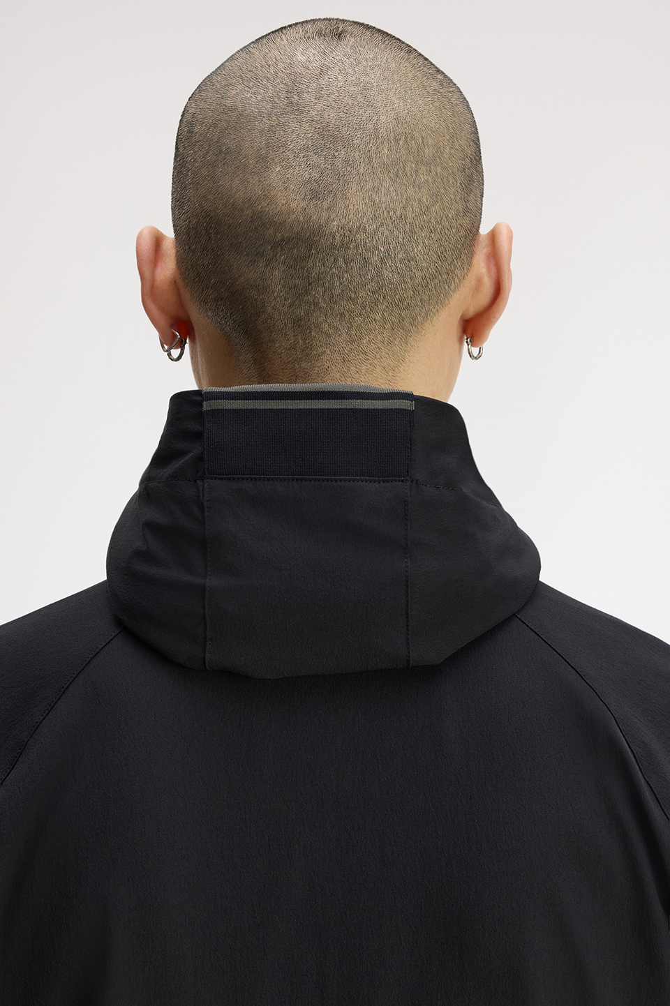 Tipped Colour Block Jacket(S 102：BLACK): | FRED PERRY JAPAN