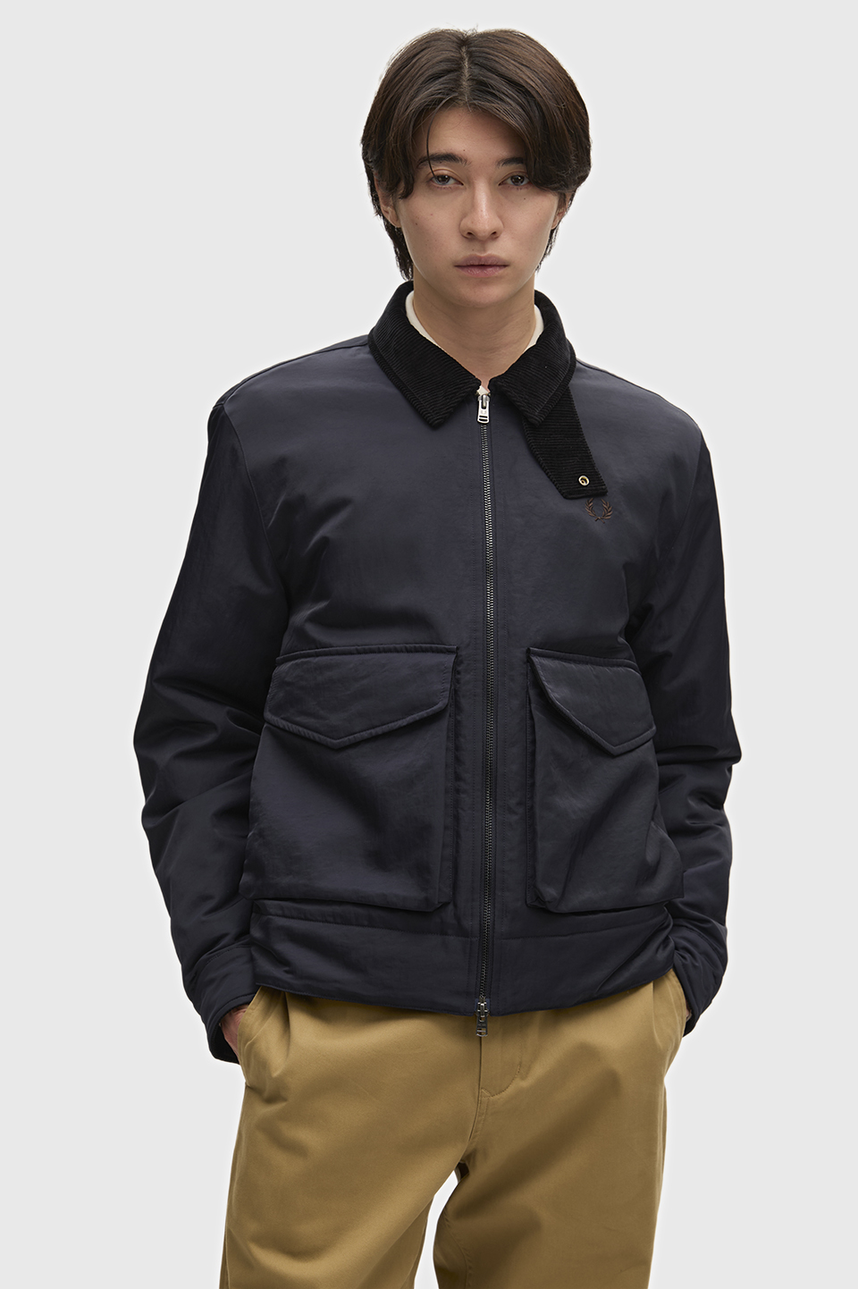 Nylon Caban Jacket(S 608：NAVY): | FRED PERRY JAPAN | フレッド