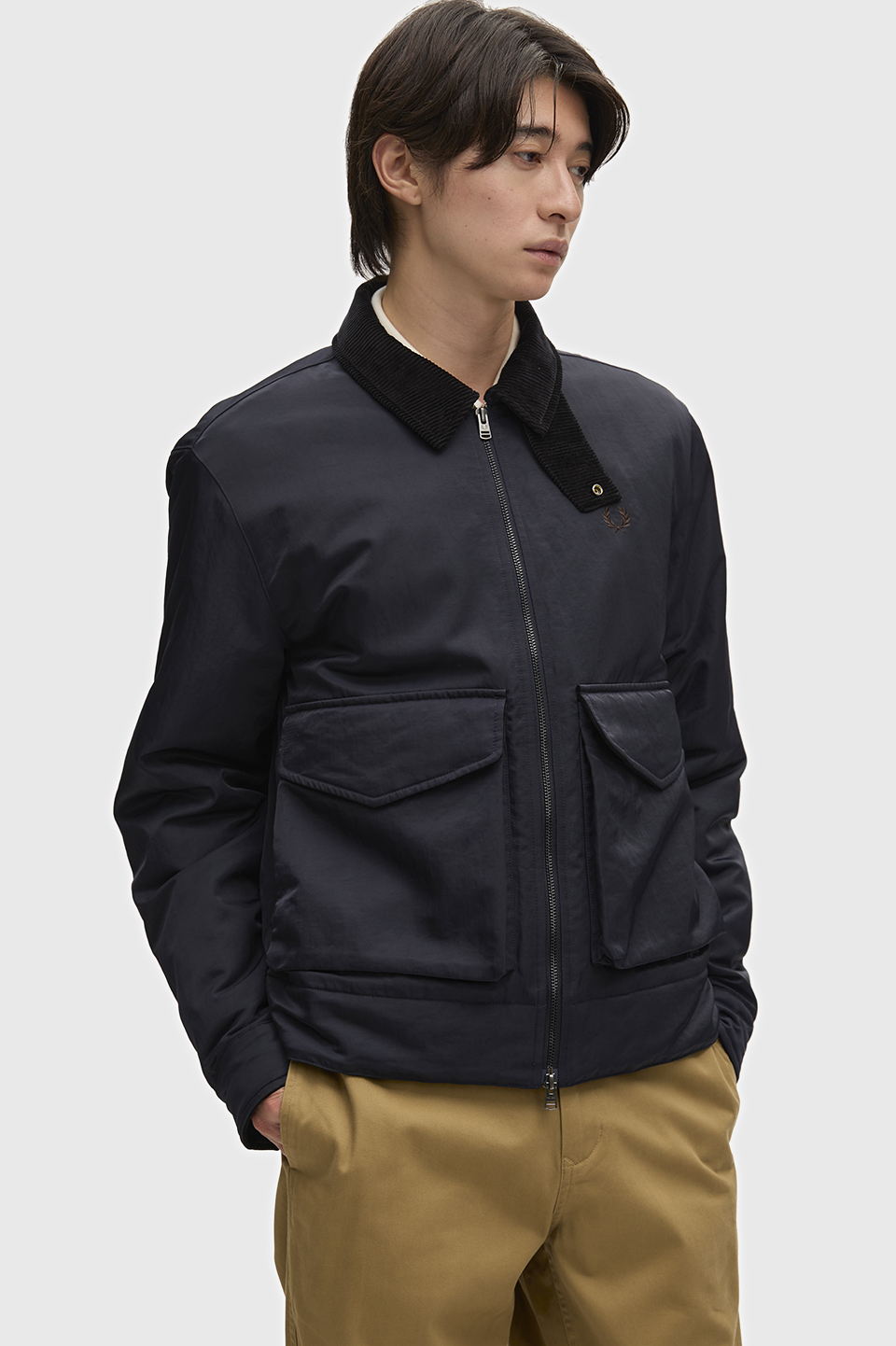Nylon Caban Jacket(S 608：NAVY): | FRED PERRY JAPAN | フレッド
